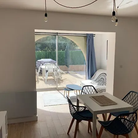 アパート Rez De Jardin Calme A 200m De La Plage